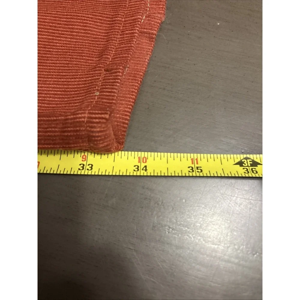Vintage Genuine‎ Roebucks Pants Men's 30x33 1980 's Red Corduroy Flares